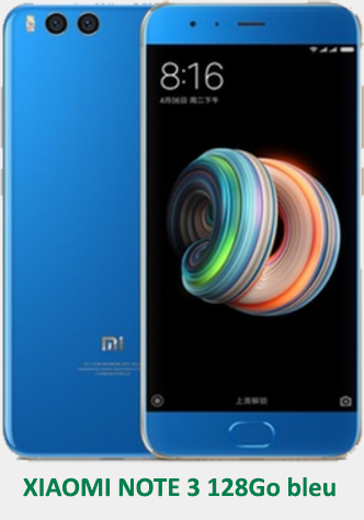 Xiaomi Note 3 128Go Bleu